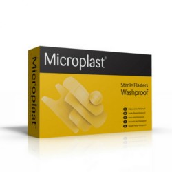 Microplast Washproof Plasters 7cm x 5cm (50) Box, Case of 50